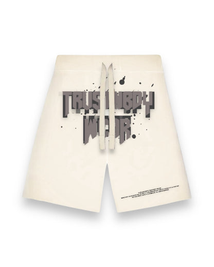 White Unisex Short