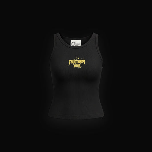 WOMAN BLACK TANK TOP