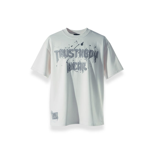 Distressed Vintage White Tee