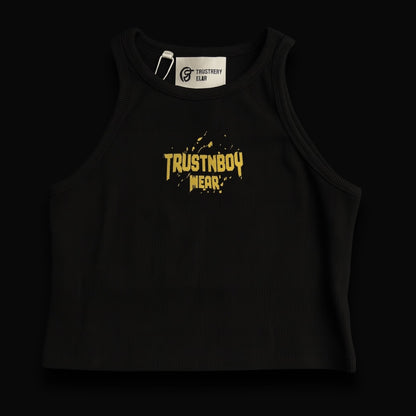 WOMAN BLACK TANK TOP