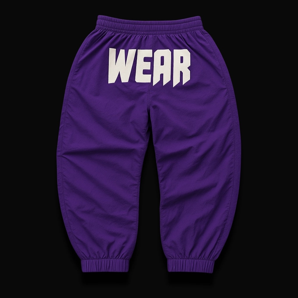 PURPLE RAIN TRACK PANTS
